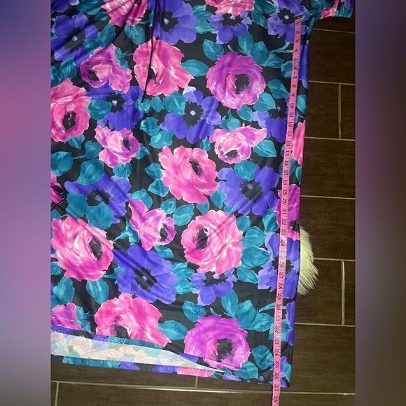 Collections Vintage floral house gown sz 1X/2X - Picture 5 of 5